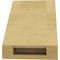 Ekena Millwork 5-inch W x 6-inch D x 6-inch H Westlake Rough Cedar Woodgrain TimberThane Knee Brace, Primed BRCUR05X06X06WTLRCPR - alternate 4